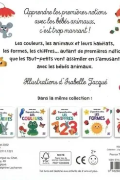 J'apprends les notions avec les bébés animaux, Isabelle Jacqué