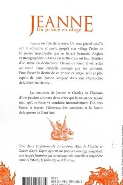 Jeanne. Un prince en otage, Alix de Maistre
