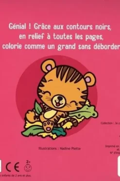 Je colorie sans déborder Animaux mignons, Nadine Piette