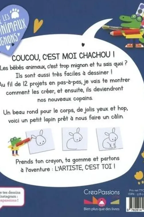 Je dessine les bébés animaux mignons, Marthe Mulkey