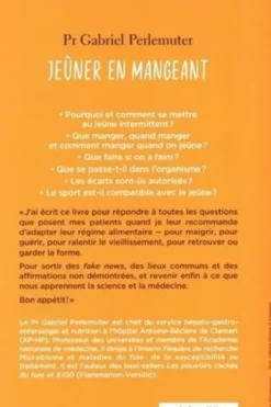 Jeûner en mangeant. Santé, forme, poids, longévité, Gabriel Perlemuter