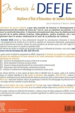 Je réussis le DEEJE. Diplôme d'Etat d'éducateur de jeunes enfants. Domaines de compétences 1 à 4 avec socle commun DEASS, DEES et unité transversale d'initiation à la démarche de recherche, 4e édition, Céline Rose