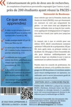 Je vais vous apprendre à réussir la PACES. Edition 2019, Pierre-Axel Domicile