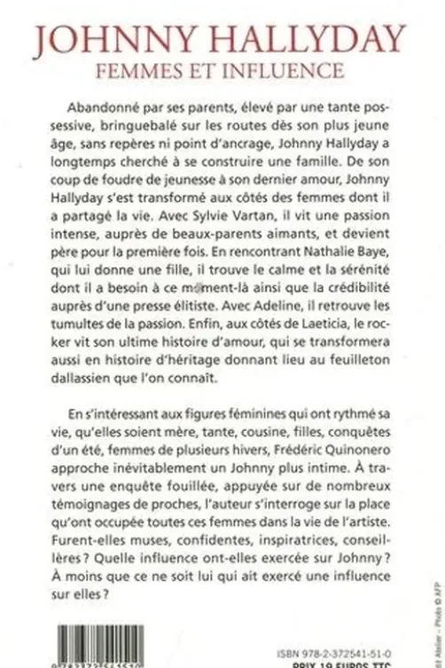 Johnny Hallyday. Femmes et influence, Frédéric Quinonero