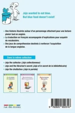 Jojo's Blue Ideas. Les idées bleues de Jojo, Edition bilingue français-anglais, Bruno Heitz