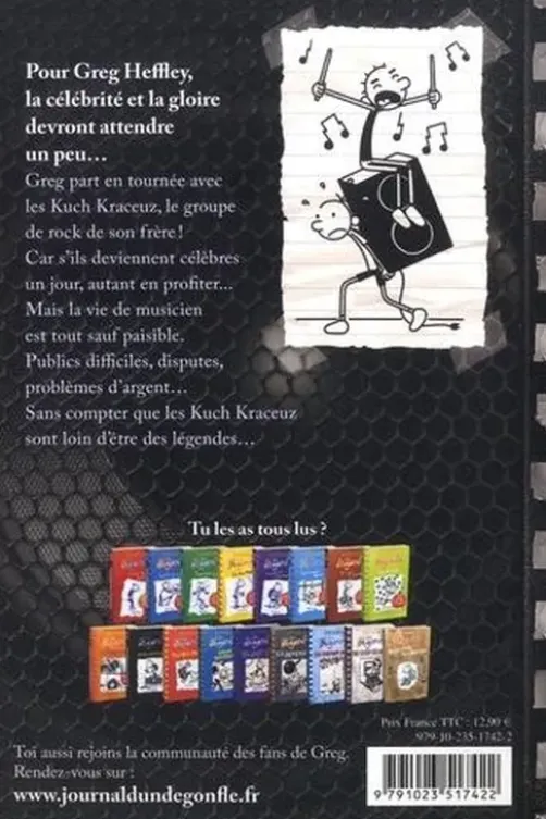 Journal d'un dégonflé Tome 17 : Rock attitude, Jeff Kinney