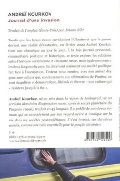 Journal d'une invasion, Andreï Kourkov