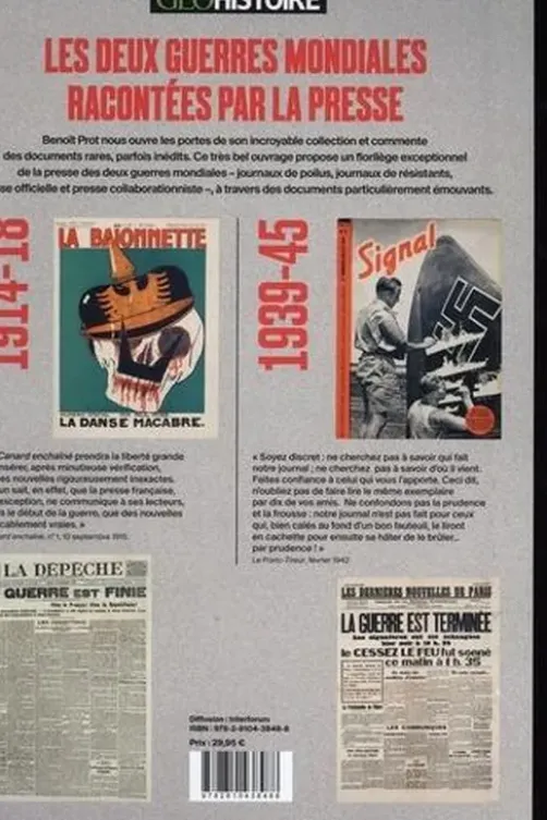 Journaux de guerre. 1914-1918 / 1939-1945, Benoît Prot