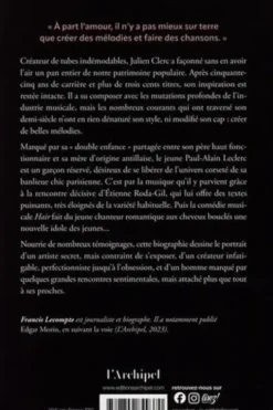 Julien Clerc. A vivre et à rêver, Francis Lecompte
