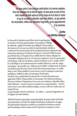 La barbarie, la douleur et le mythe. Du pouvoir antitraumatique de la culture, Michel Granek