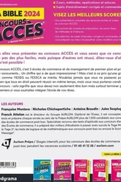 La bible du concours ACCES. Edition 2024, Franck Attelan