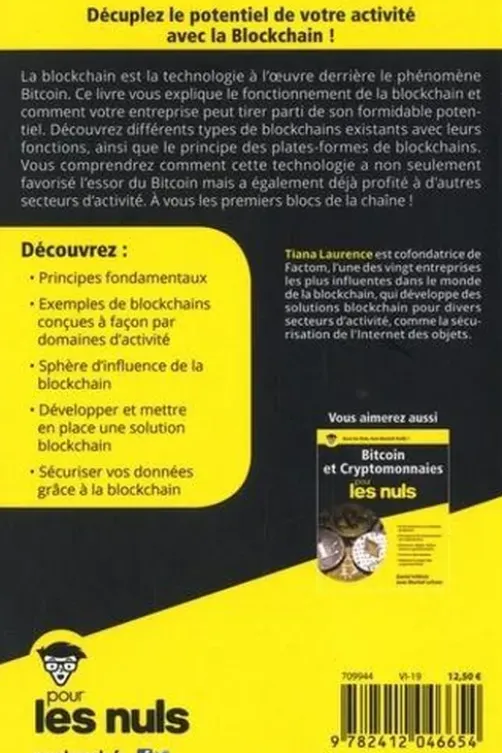 La Blockchain poche pour les nuls, Tiana Laurence