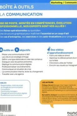 La boîte à outils de la communication. 4e édition, Philippe Gérard
