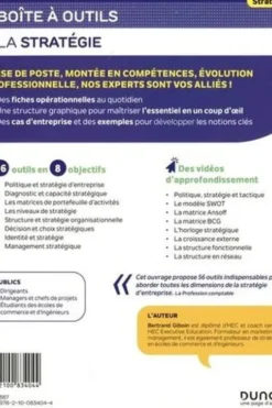 La boîte à outils de la stratégie. 4e édition, Bertrand Giboin