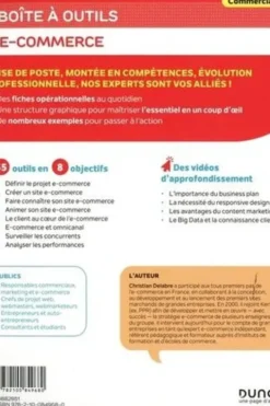 La boîte à outils du e-commerce. 55 outils clés en main et 4 vidéos d'approfondissement, 2e édition, Christian Delabre