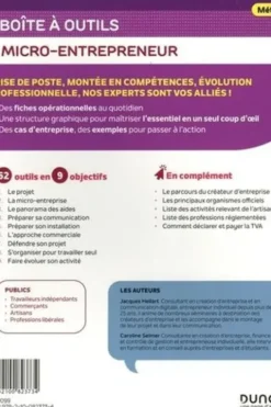 La boîte à outils du micro-entrepreneur. 2e édition, Jacques Hellart