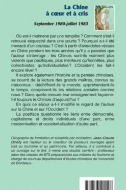 La Chine à coeur et à cris. Septembre 1980-juillet 1983, Jean-Claude Dinéty