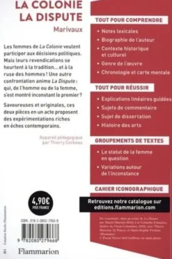 La colonie ; La dispute, Pierre de Marivaux