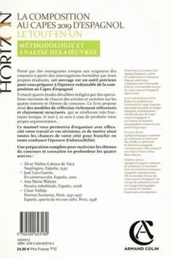 La composition au CAPES d'espagnol. Le tout-en-un, méthodologie et analyse des 4 oeuvres, Edition 2019, Dominique Casimiro