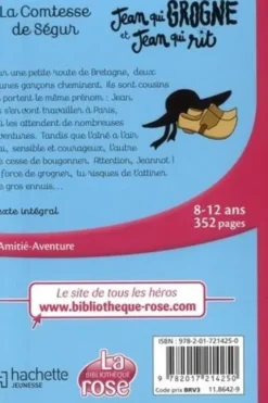 La Comtesse de Ségur Tome 12 : Jean qui grogne et Jean qui rit