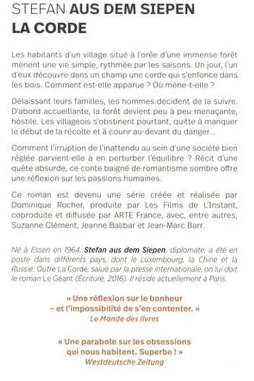 La corde, Stefan Aus dem Siepen