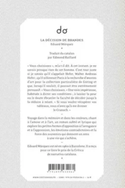 La décision de Brandes, Eduard Márquez