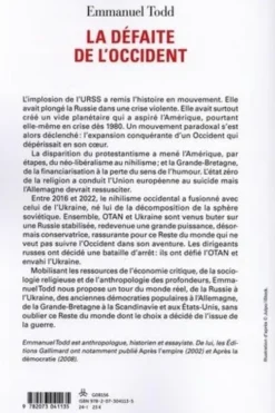 La défaite de l'Occident, Emmanuel Todd
