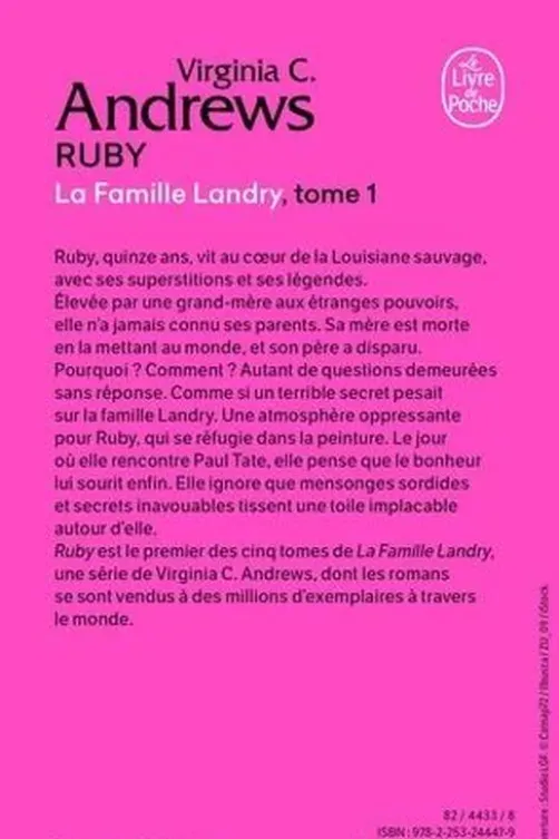 La famille Landry Tome 1 : Ruby, Virginia C. Andrews