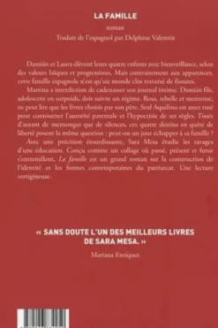 La famille, Sara Mesa