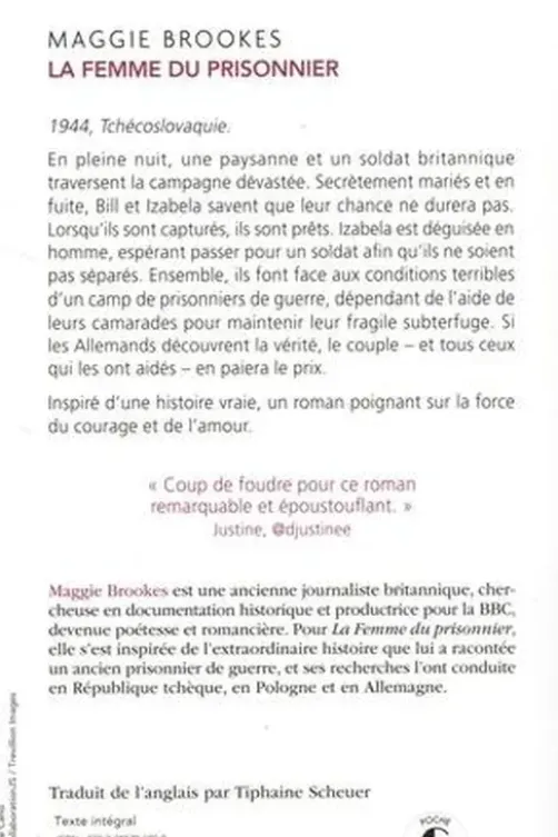 La femme du prisonnier, Maggie Brookes
