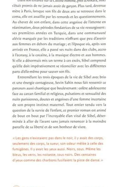 La fille de la Colline, Sevin Sahin