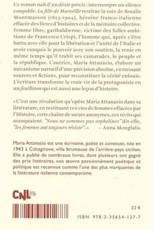 La fille de Marseille, Maria Attanasio