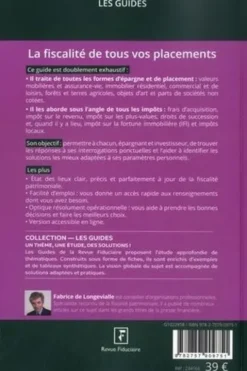 La fiscalité de tous vos placements. Edition 2023, Fabrice de Longevialle
