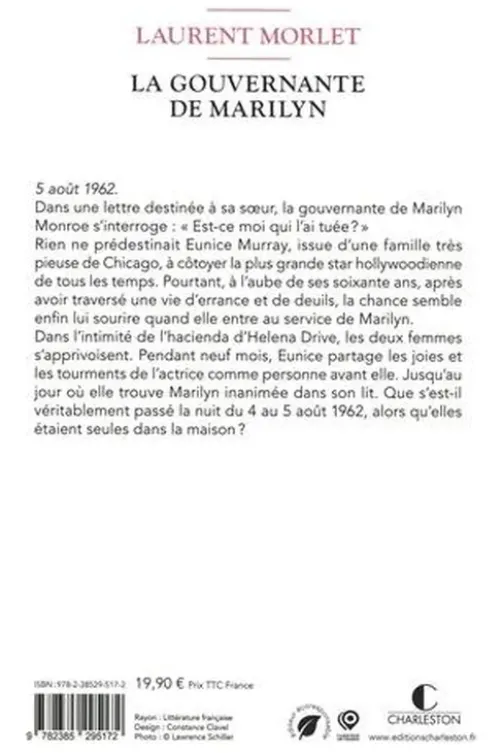 La gouvernante de Marilyn, Laurent Morlet
