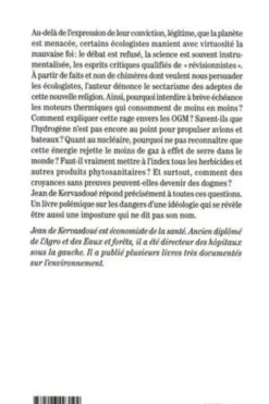 La grande mystification. Ecologie : une imposture qui ne dit pas son nom, Jean de Kervasdoué