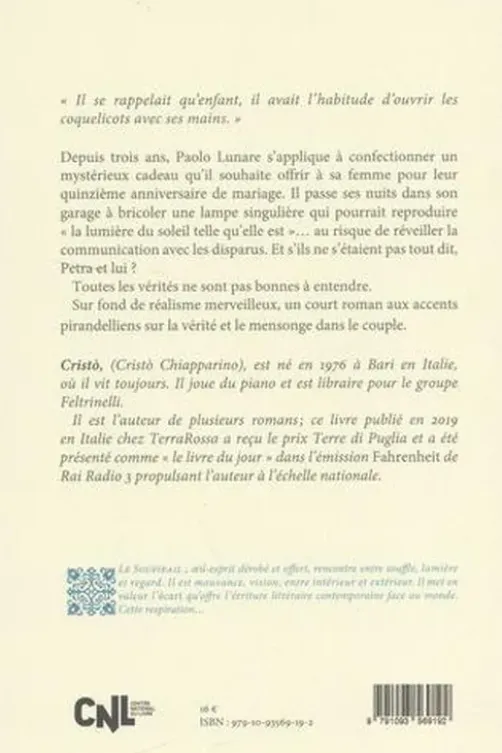 La lampe merveilleuse de Paolo Lunare, Cristò