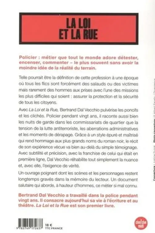 La loi et la rue, Bertrand Dal Vecchio