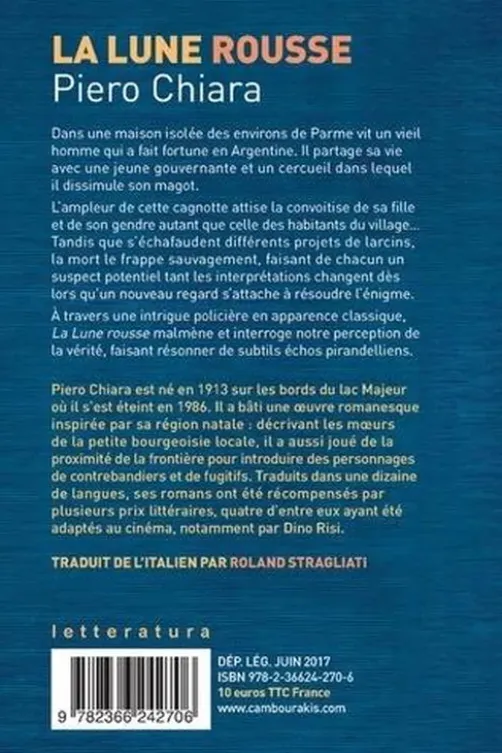 La lune rousse, Piero Chiara