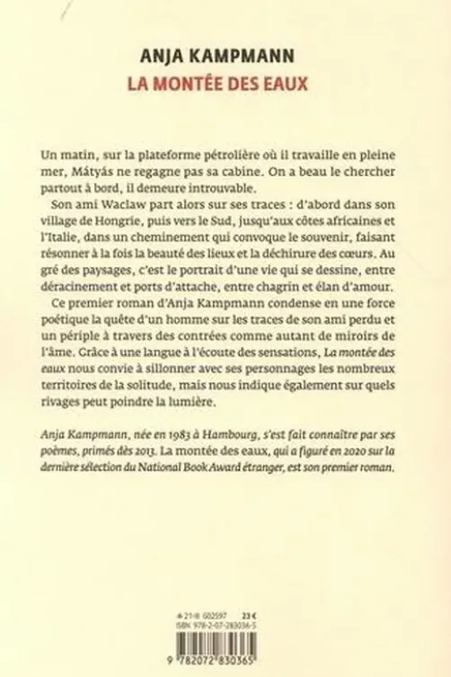 La montée des eaux, Anja Kampmann