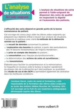 L'analyse de situations de l'aide-soignant pour une démarche clinique de qualité. 6e édition, Jocelyne Nerot