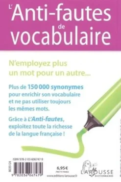 L'anti-faute de vocabulaire, Larousse