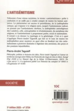 L'antisémitisme. 3e édition, Pierre-André Taguieff