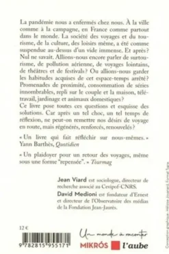 L'an zéro du tourisme. Penser l'avenir après la Grande Pandémie, Jean Viard