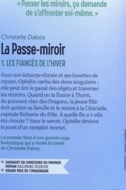 La Passe-miroir Tome 1 : Les fiancés de l'hiver, Christelle Dabos