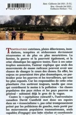 La planète brûle. Pas de révolution climatique sans révolutions sociales, David Camfield
