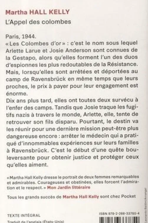 L'appel des colombes, Martha Hall Kelly