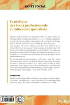La pratique des écrits professionnels en éducation spécialisée. Méthode et cas concrets, 2e édition, Joseph Rouzel