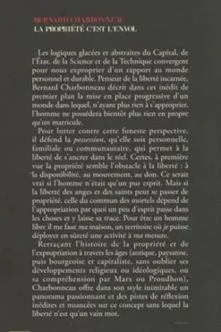 La propriété c'est l'envol. Essai sur la bonne et la mauvaise propriété, Bernard Charbonneau