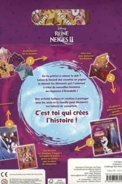 La Reine des Neiges 2. Avec 4 cocottes en papier, des stickers, 1 livre de 16 pages et 1 poster, Disney