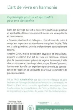 L'art de vivre en harmonie, Anselm Grün